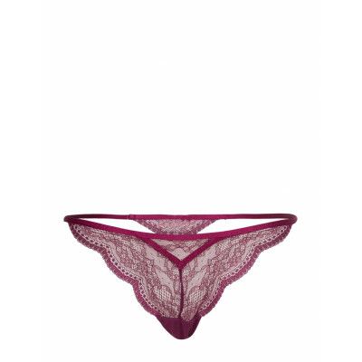 Isabelle String Tr Stringtrosa Underkläder Lila Hunkemöller