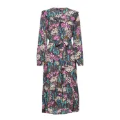 Isha Knälång Klänning Multi/mönstrad Stella Nova