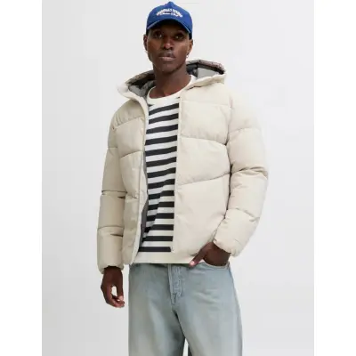 Jack & Jones Jjglobal Puffer Jacket - White - XL