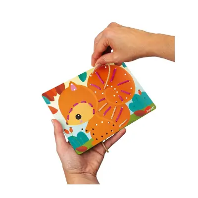 Janod Lacing Toy - Orange - ONE SIZE