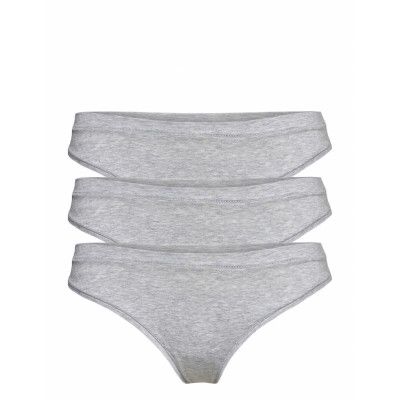 Jbs Of Dk 3-Pack String Fsc Stringtrosa Underkläder Grey JBS Of Denmark