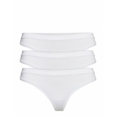 Jbs Of Dk 3-Pack String Stringtrosa Underkläder White JBS Of Denmark