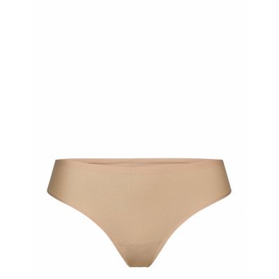 Jbs Of Dk String Rec Polyester Stringtrosa Underkläder Beige JBS Of Denmark