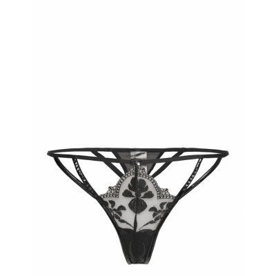 Jitske String Tr Stringtrosa Underkläder Svart Hunkemöller