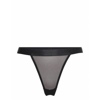 Kenzie Thong Stringtrosa Underkläder Svart OW Collection