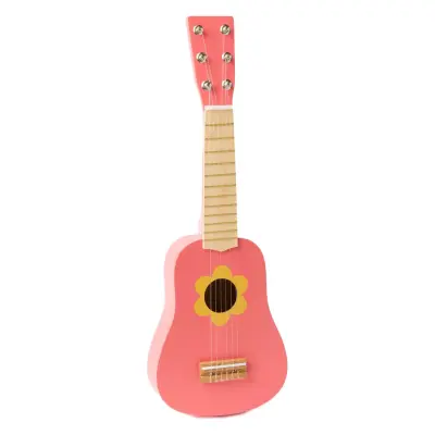 Kid's Concept Guitar Flower Pink Rosa