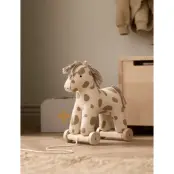 Kid's Concept Pull Along Horse Dotty Aiden - Cream - ONE SIZE