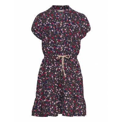 Kogluna-Monique String Tie S/S Dress Ptm Dresses & Skirts Dresses Casual Dresses Short-sleeved Casual Dresses Blå Kids Only