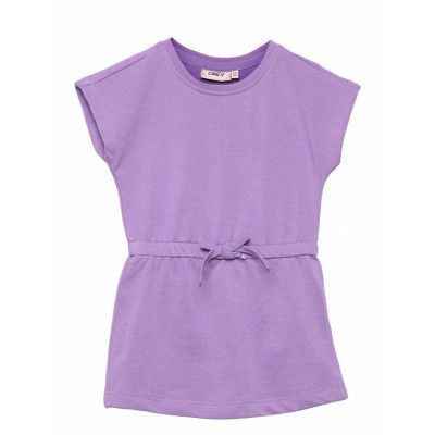 Komsoft S/S String Dress Ub Swt Dresses & Skirts Dresses Casual Dresses Short-sleeved Casual Dresses Lila Kids Only