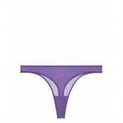 Lace Satin Thong Stringtrosa Underkläder Purple Understatement Underwear