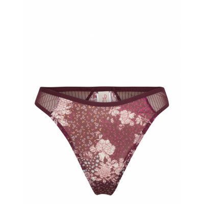 Lavish Spotlight High Waist Thong Stringtrosa Underkläder Multi/patterned Triumph