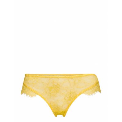 Layce Thong Stringtrosa Underkläder Gul OW Intimates