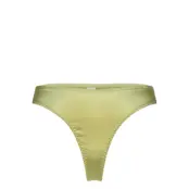 Lindex Brief Satin Thong Marinblå