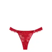 Lindex Brief Thong Low Recycle Iris L Röd