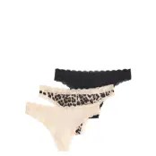 Lindex Brief Thong Reg Co Emelie Lace Multi/patterned