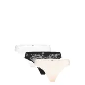 Lindex Brief Thong Reg Iris Lace Back Multi/patterned