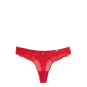 Lindex Thong Low Lina Charm Röd
