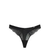 Lindex Thong Low Lina Stretch Svart