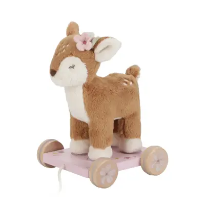 Little Dutch Little Dutch Pull Along Deer Fairy Garden - Pink - ONE SIZE