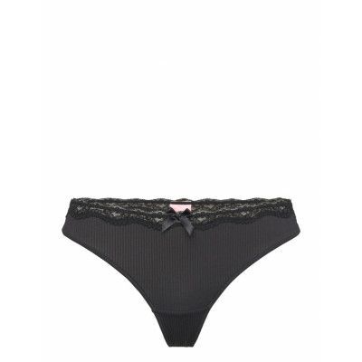 Lola String R Stringtrosa Underkläder Svart Hunkemöller