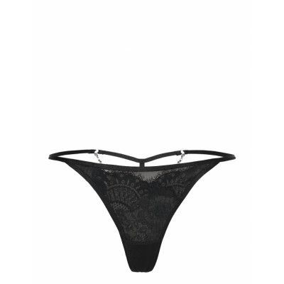 Lorena Hl String Tr Stringtrosa Underkläder Svart Hunkemöller