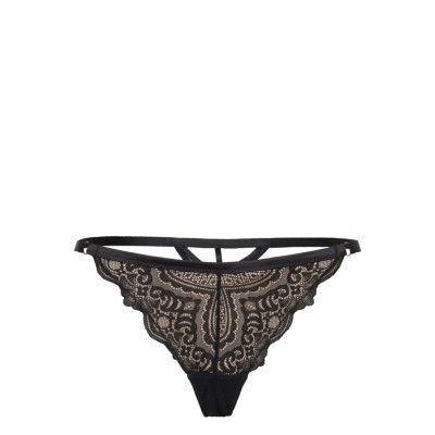 Lotta Hl String Tr Stringtrosa Underkläder Black Hunkemöller