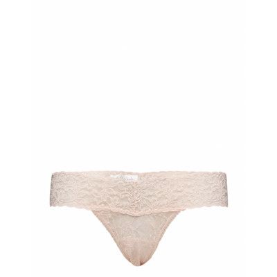 Hanky Panky Signature Lace, Low Rise Thong, Rolled Stringtrosa Underkläder Rosa Hanky Panky