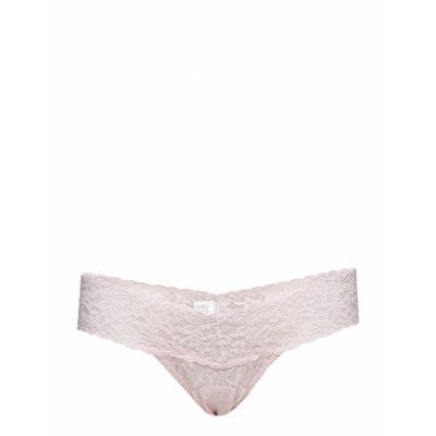 Hanky Panky Signature Lace, Low Rise Thong, Rolled Stringtrosa Underkläder Rosa Hanky Panky