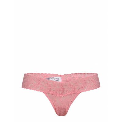 Hanky Panky Signature Lace, Low Rise Thong, Rolled Stringtrosa Underkläder Rosa Hanky Panky
