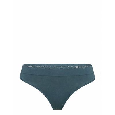 Lucia String Solid *Villkorat Erbjudande Stringtrosa Underkläder Blå Missya