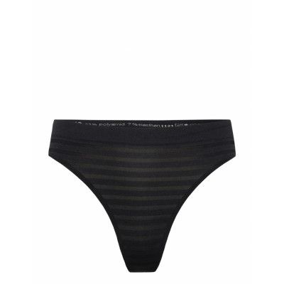 Lucia String Stripe Stringtrosa Underkläder Black Missya