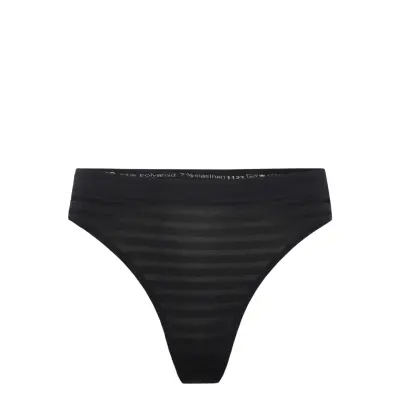 Lucia String Stripe Stringtrosa Underkläder Black Missya