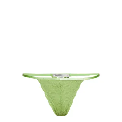 Luna String Stringtrosa Underkläder Grön Underprotection