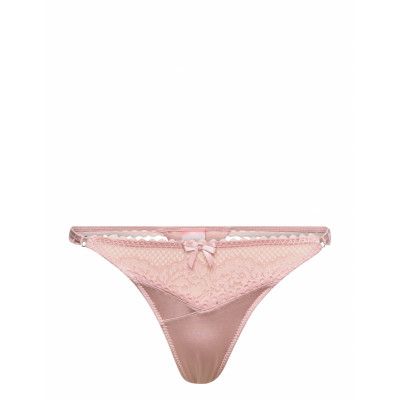 Malika String Tr Stringtrosa Underkläder Pink Hunkemöller
