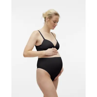 Mamalicious Mlheal Cotton G-String 2-P A. Noos - Black - L/XL