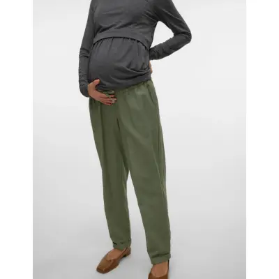 Mamalicious Mlpetra Wo String  Pant - Green - L