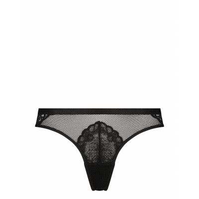 Mariella Hl String Stringtrosa Underkläder Svart Hunkemöller