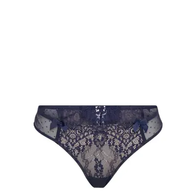 Marilee String R Stringtrosa Underkläder Blue Hunkemöller