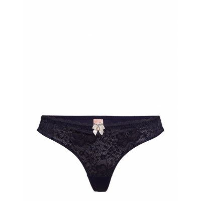 Maya String R Stringtrosa Underkläder Blå Hunkemöller