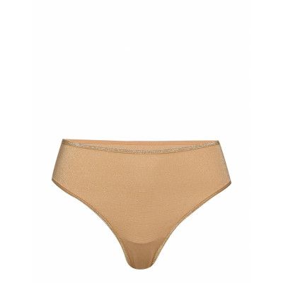 Md Dame De Paris Sandy Brwn Thong 7 Stringtrosa Underkläder Brun Marlies Dekkers