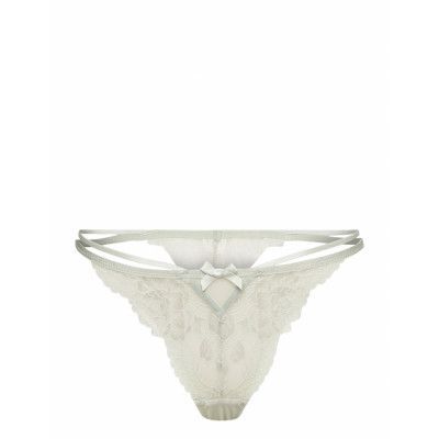 Meghan String Tr *Villkorat Erbjudande Stringtrosa Underkläder Vit Hunkemöller