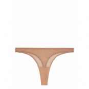 Mesh Thong Stringtrosa Underkläder Beige Understatement Underwear