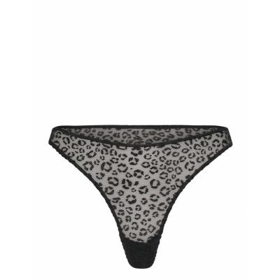Understatement Underwear Lace Thong Svart