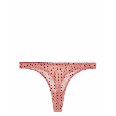 Understatement Underwear Mesh Thong Rosa