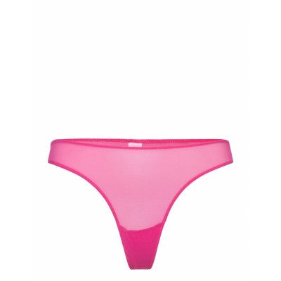 Mesh Thong Stringtrosa Underkläder Pink Understatement Underwear