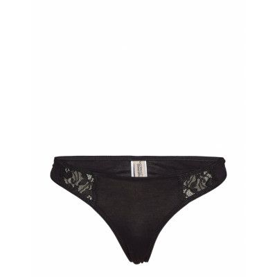 Mia String Stringtrosa Underkläder Svart Underprotection