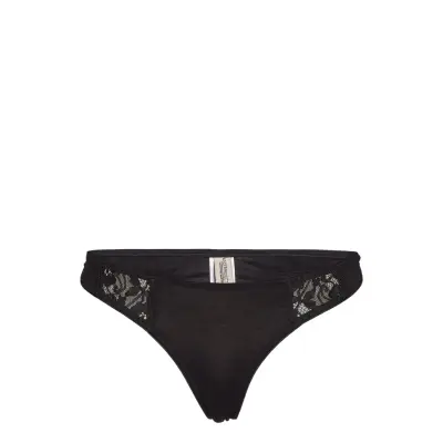 Mia String Stringtrosa Underkläder Svart Underprotection
