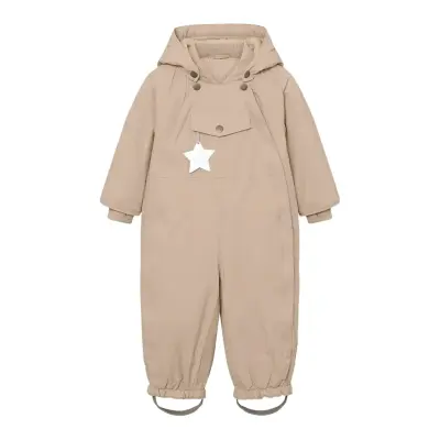 MINI A TURE Matwisti Fleece Lined Snowsuit. Grs - Beige - 74