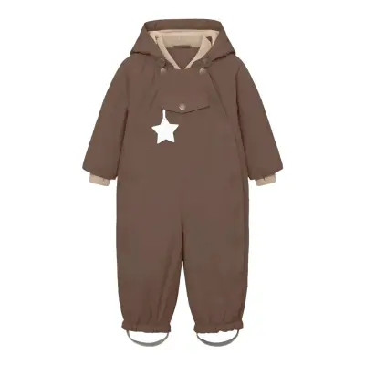 MINI A TURE Matwisti Fleece Lined Snowsuit. Grs - Brown - 92