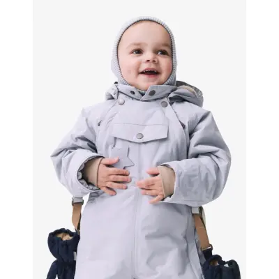 MINI A TURE Matwisti Fleece Lined Snowsuit. Grs - Grey - 98